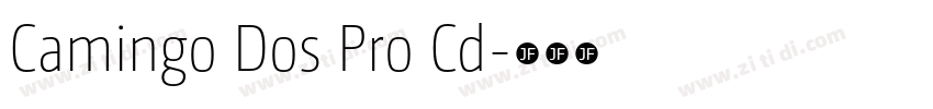 Camingo Dos Pro Cd字体转换